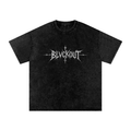 BLVCKOUT Snow Washed Oversized Cotton T-Shirt
