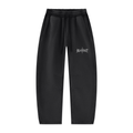 BLVCKOUT Unisex Vintage Wash Barrel Leg Fleece Sweatpants